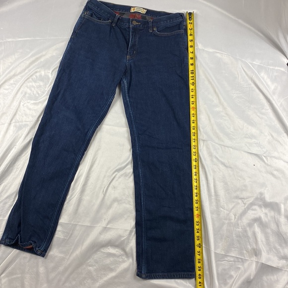 Carhartt Flannel Lined Straight leg size 12 regular  original fit jeans - Picture 6 of 13